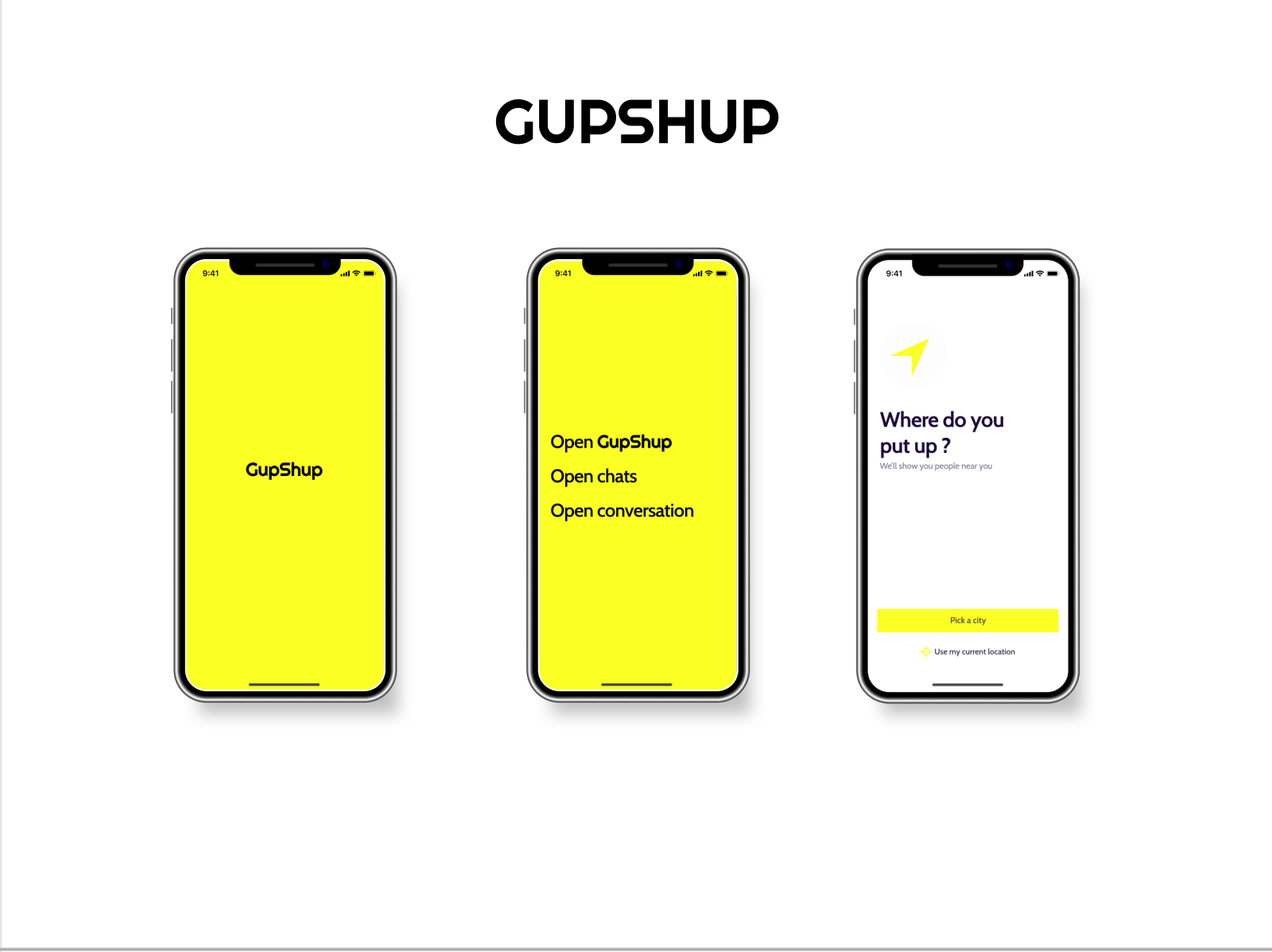 GupShup App by Robin on Dribbble