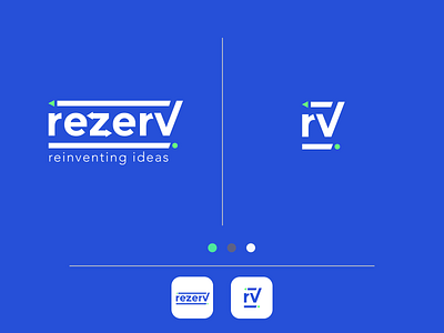 Rezerv - Logo Design app branding design illustration logo logodesign ui uiux