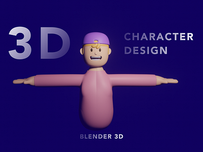 3D CHARACTER DESIGN - BLENDER 3D animation design illustration vector