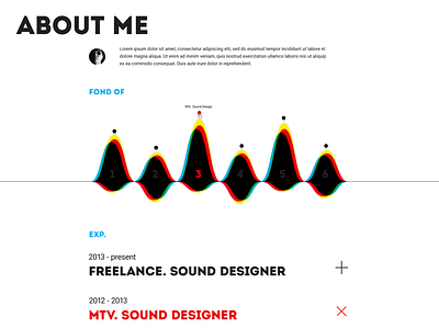 Chart chart clean design freebie home landing landing page music sound ui ux website