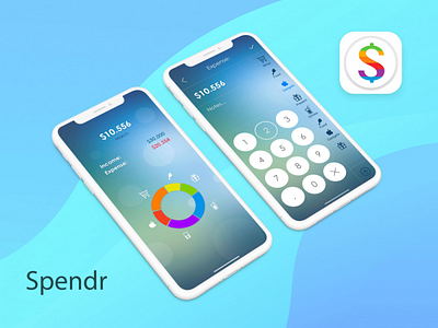 Spendr Budget App and Icon Design