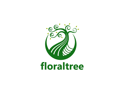Floral Tree Synergy Logo