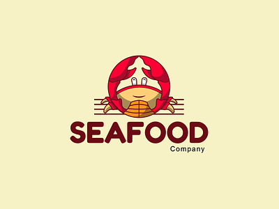 Seafood Crab Mascot Logo
