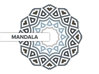 MANDALA abstract arabic background bohemian decoration element ethnic floral flower illustration indian mandala meditation motif oriental ornament print retro round vintage