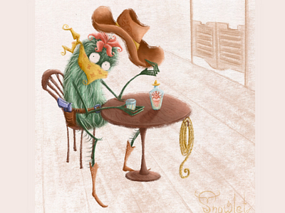 Cactus cowboy cactus character character design character designs characters concept cowboy cowboy hat design drink flower fluffy mask package design print printable saloon stilyzed western wild west