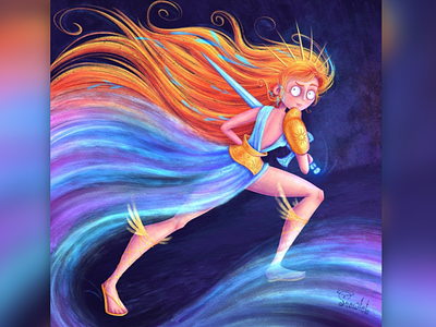 Sol Sister - Earth Goddess by Angie Mathot on Dribbble