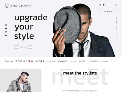 Home Page Concept for thechapar.com