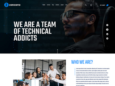 Web studio design concept creative design figma homepage webdesign website