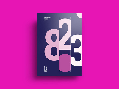 823 A4 Flyer | Oxana Design Studio a4 flyer abstract brand identity branding clean concept creative flyer design magazine minimal poster typogaphy vector