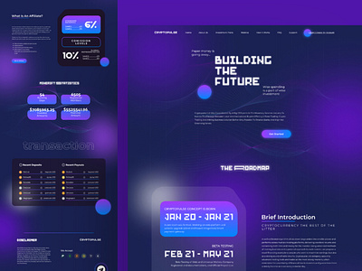 Cryptopulse | Landing Page UI