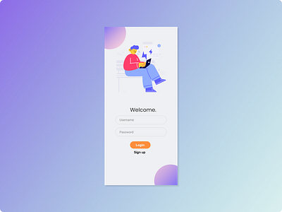 LoginUI design figma login mobile mobile app ui