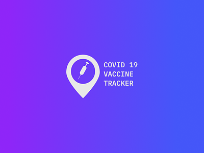 Logo for a COVID 19 Vaccine Tracker web app