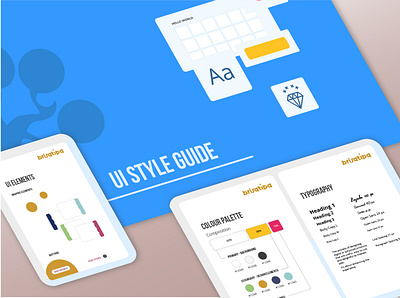 UI Styleguide branding design graphic design illustration illustrator minimal ui web website