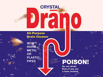 Drano Prop Label