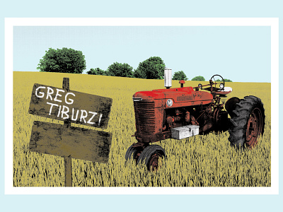 Greg Tiburzi Gig Poster