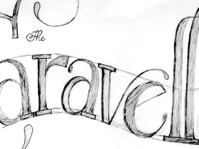 personal project: WIP custom type hand lettering lettering