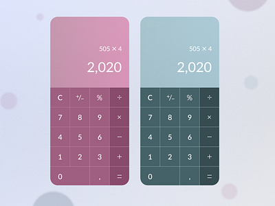 Daily UI #004 - Calculator