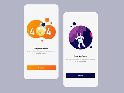 Daily UI #008 - 404 Page 404 404 error 404 error page 404 page daily 100 challenge dailyui dailyui 008 dailyuichallenge design error figma mobile app page ui ux