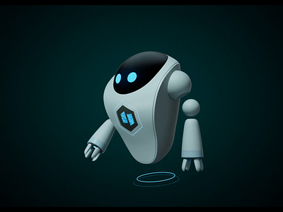 3D Mascot for Crypto Landing Page 3d emoji cartoon robot crypto agency crypto game crypto landing page crypto logo cryptocurrency logo cryptocurrency website cute robot defi landing page mascot logo nft landing page web3 landing page