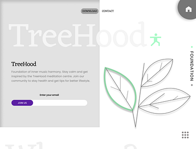 TreeHood Foundation Landing Page analysis branding design foundation illustration ios app design landingpage logo prototyping research treehood ui uidesign ux vector web website design wireframe