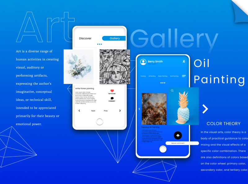 Art Gallery Mobile App Design by Suvam Prasad on Dribbble