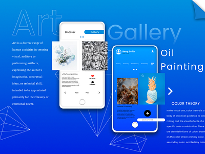 Art Gallery Mobile App Design