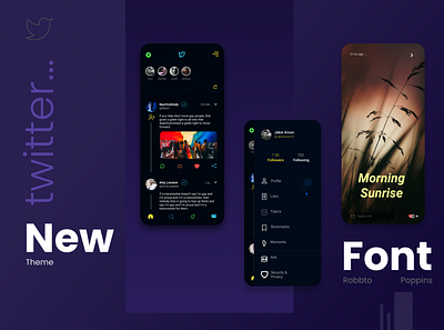 Twitter New Theme Mode - LGBT support app apple branding community design design app iphone lgbt mobile mock up mockups modern prototyping theme theme design twitter twitter icon ui uidesign ux