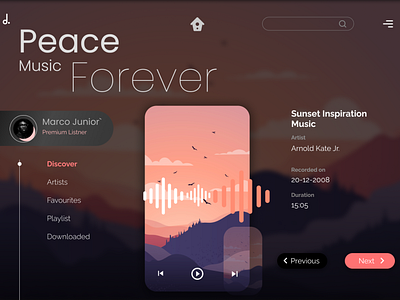 Pease Music Foreover Platform Design