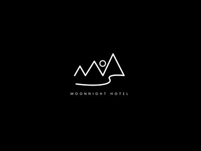 Moon-night hotel logo