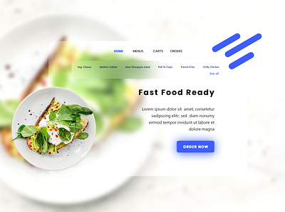 Glassmorphism - Restaurant landing page adobexd design figma food food illustration glass glassmorphism glow landing morphism page design restaurant ui uidesign uiux ux uxdesign webdesign website white