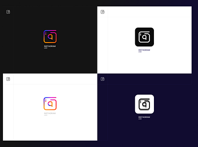 Instagram Logo Design - 2021 2021 2021 logo dark design inspiration figma icon icon design inpiration instagram light logo logodesign new trendy ui