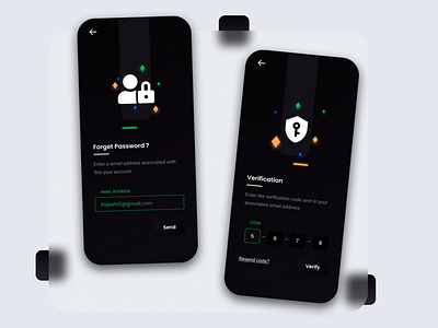 Forget Password UI Design 2021