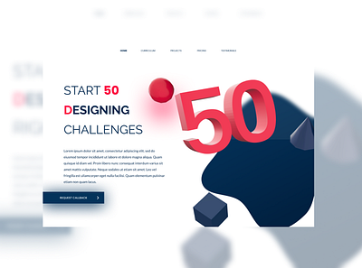 Design landing page UI design 3d 3d model designs figmadesign illustration landing design landingpage typography ui uidesign uiux uxdesign vector