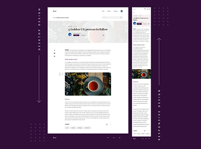 Blogpost UI Design 035 035 article article page blog blogger blogging blogpost daily 100 challenge dailyui dailyui035 dailyuichallenge medium post ui uidesign