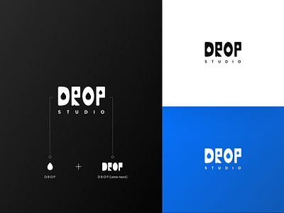 Drop Studio Logo Design Concept brand brand identity design design concept dribbble drop icons lettermark logo logodesign pictorial logo studio studio logo typography ui uidesign