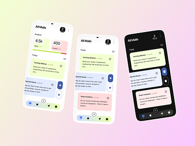 Mail App UI Design