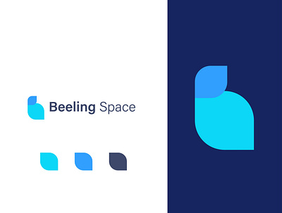 Beeling Space logo app branding icon illustration logo logo design logo mark logos logotype travel vector