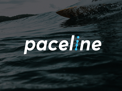 Paceline Branding app design branding design flat health app logo tech logo typography web