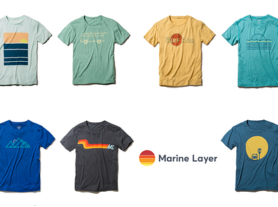 Marine Layer Summer '15 Graphics apparel graphics clothing graphic design