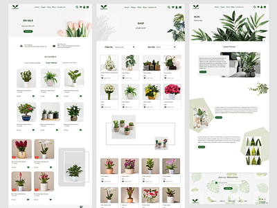 flower shop shop ui uidesign ux webdesign