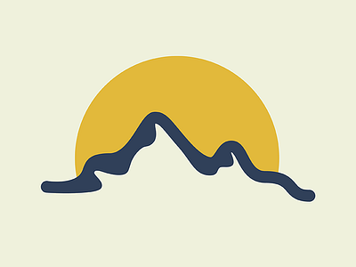 Montana adobe illustrator digital sketch illustration illustrator montana mountain mountain range sunrise sunset usa vector illustration