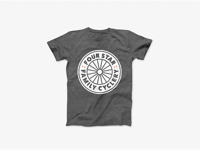 Bike Shop T-Shirt apparel badge logo bicycle bike bike industry branding shirt t shirt