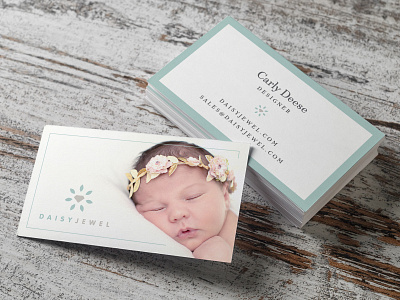 Logo & Business Card Design baby brand branding business card business card design business cards custom custom type design diamond identity jewelry logo logo design marketing marketing collateral mockup print design typography vector