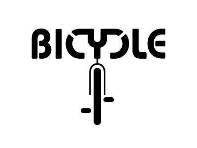 Bicycle Logo bicycle bike black branding cycle design icon logo minimal modern simplified typography