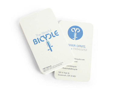 The Blissful Bicycle Natural Business Card