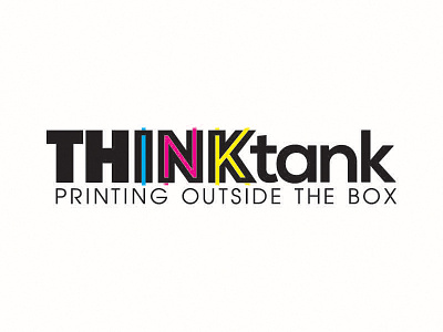 Thinktank Logo cmyk creative logo logo design mark print design typography