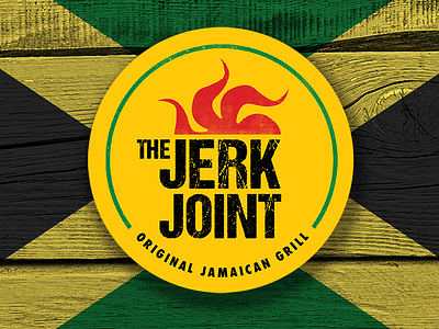 The Jerk Joint - Original Jamaican Grill brand branding business design graphic design icon identity jamaican logo logo design mark typography