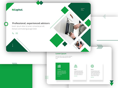 Corporate Website branding design flat green greenwebsite minimal minimalism minimalist mordern mordernwebsite ui uiux uxdesign webdesign