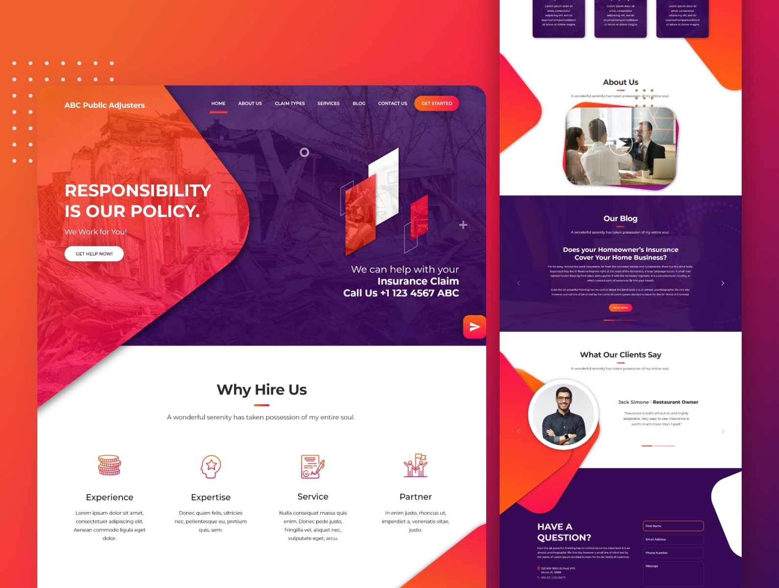 Mordern Website by Vidamae Diamante on Dribbble