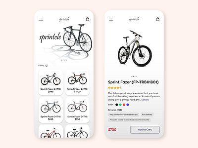 Bicycle company App bicycle shop brand